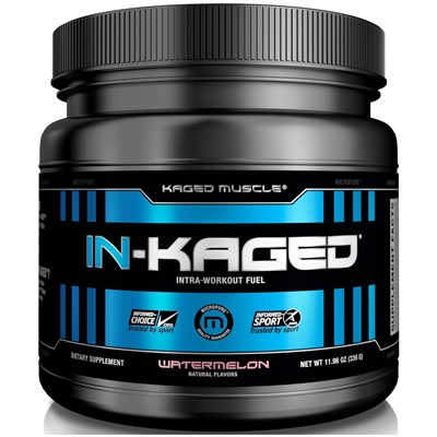 Kaged Muscle, IN-KAGED, Intra-Workout Fuel, Watermelon, 11.96 oz (339 g)