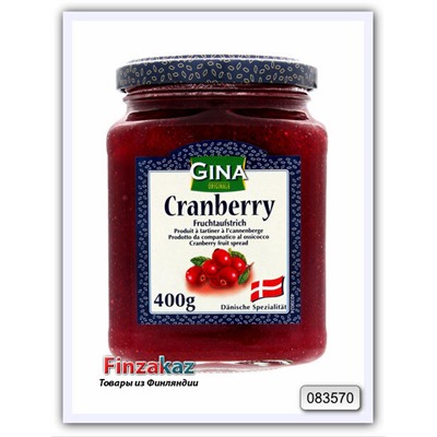 Варенье клюквенное Gina Cranberry fruit spread 400 гр