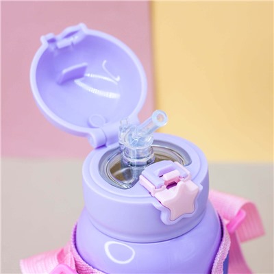 Термос "Cute cat", purple (550 ml)