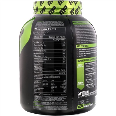 MusclePharm, Белковый порошок Combat Protein Powder, со вкусом шоколада и арахисового масла, 1814 г (4 фунта)