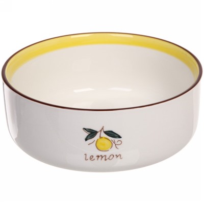 Салатник керамический "Lemon classic" 19*7,5см