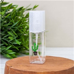 Дорожная бутылочка "Cactus", white (50 ml)