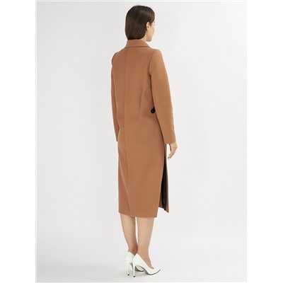 Пальто демисезонное коричневого цвета 42105K