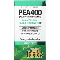 Natural Factors, PEA400, 90 Vegetarian Capsules