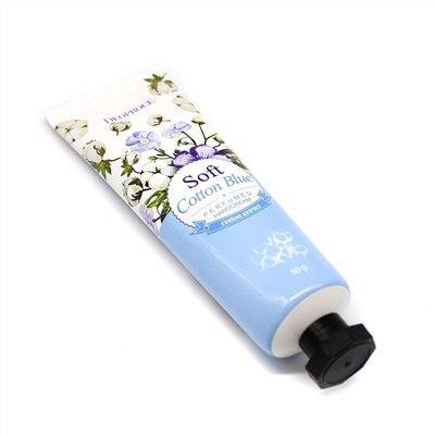Deoproce Крем для рук парфюмированный с хлопком / Soft Cotton Blue Perfumed Hand Cream, 50 г