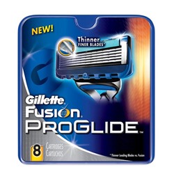 Сменные кассеты Gillette Fusion Proglide, 8 шт.