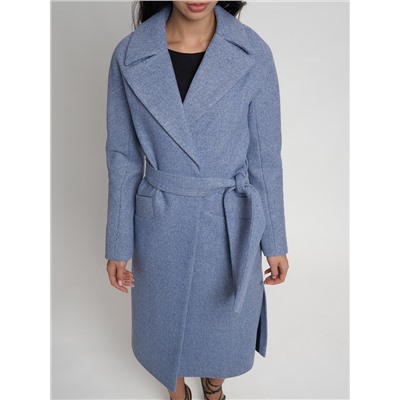 Пальто демисезонное синего цвета 4444S