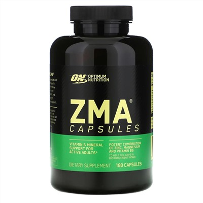 Optimum Nutrition, ZMA, 180 капсул