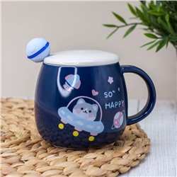 Кружка "Happy day cat" (400 ml)