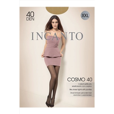 INCANTO, Женские эластичные шелковистые колготки большого размера 40 INCANTO