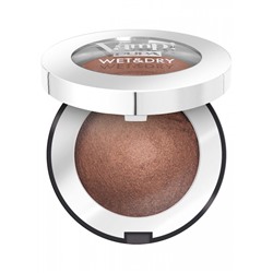 Pupa тени запеченные VAMP! WET&DRY EYESHADOW тон 105 теплый коричневый