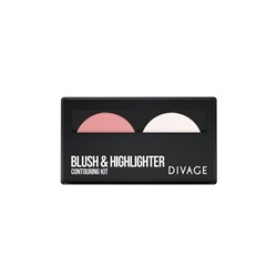 Корректор для лица Divage Blush Highlighter, 2 цвета