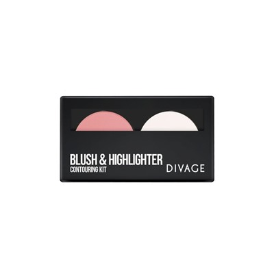 Корректор для лица Divage Blush Highlighter, 2 цвета