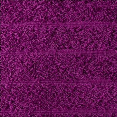 Полотенце махровое 70х140 см, фиолетовый, хлопок 100%, 400г/м2