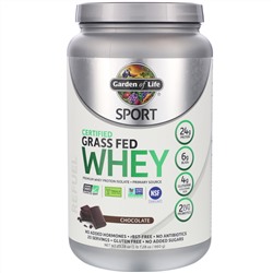 Garden of Life, Sport, Certified Grass Fed Whey, Refuel, Chocolate, 23.28 oz (660 g)