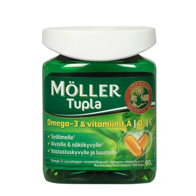 Витамины Omega-3 Moller TUPLA 100 шт