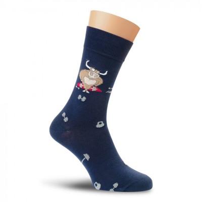 Р62 подарочный набор мужских носков символ года 2021 (5 пар)