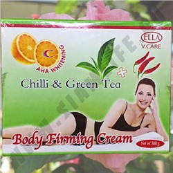Крем для похудения с Чили и Зеленым Чаем Ella Body Firming Cream