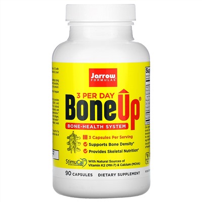 Jarrow Formulas, Bone-Up, три раза в день, 90 капсул