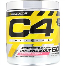 Cellucor, C4 Original Explosive, предтренировочный комплекс, со вкусом «Клубничная маргарита», 390 г (13,8 унций)