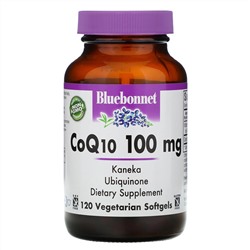 Bluebonnet Nutrition, CoQ10, 100 мг, 120 желатиновых капсул