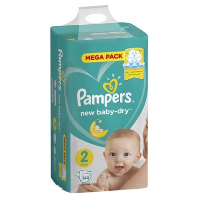 Подгузники Pampers New Baby Mini (4-8 кг), 144 шт