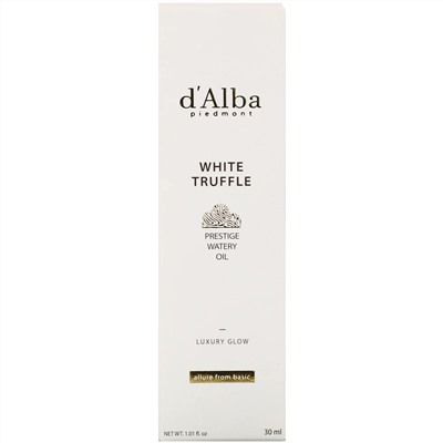 d'Alba, White Truffle, Prestige Watery Oil, 1.01 fl oz (30 ml)