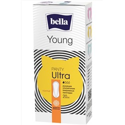 Bella, Женские ежедневные прокладки bella Panty Ultra Young energy 20 шт. Bella
