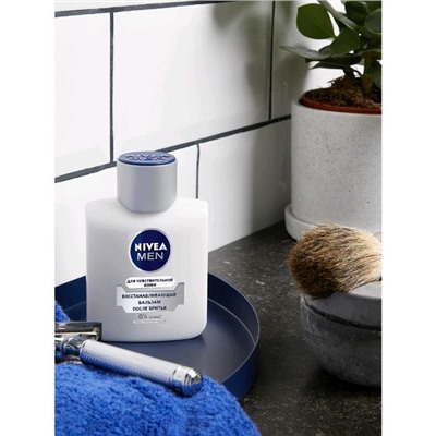 Восстанавливающий бальзам после бритья Nivea for Men для чувствительной кожи, 100 мл