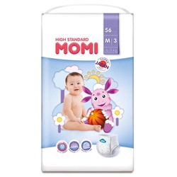 Подгузники-трусики MOMI High Standard M (6-11 кг), 56 шт