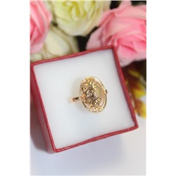 Кольцо из дубайского золота "Снежана"