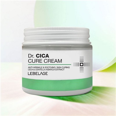 Lebelage Антивозрастной смягчающий крем с центеллой азиатской / Dr. Cica Cure Cream, 70 мл