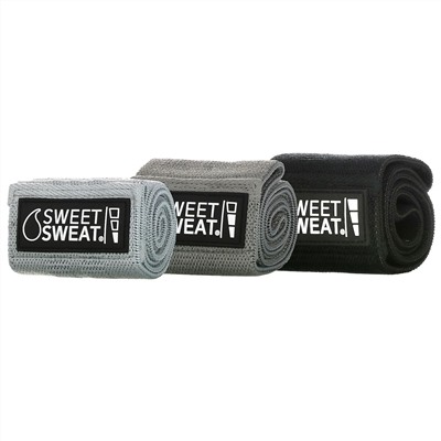 Sports Research, Sweet Sweat Hip Bands, Gray, 3 Bands