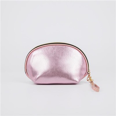 Косметичка-сумка, отдел на молнии, с ручкой, цвет розовый, «Бант»