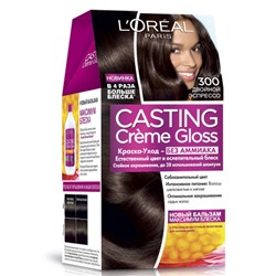 Краска для волос L'Oreal Paris Casting Creme Gloss 300 - Двойной Эспрессо купить оптом, цена, фото - интернет магазин ЛенХим