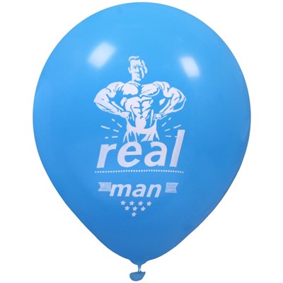 Воздушные шары 50 шт, 10"/25см "Real MAN", (микс)