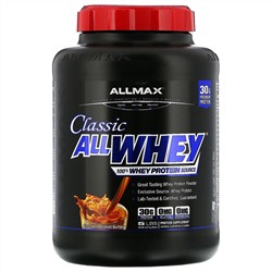 ALLMAX Nutrition, Classic AllWhey, 100% сывороточный протеин, шоколадное арахисовое масло, 2,27 кг (5 фунтов)