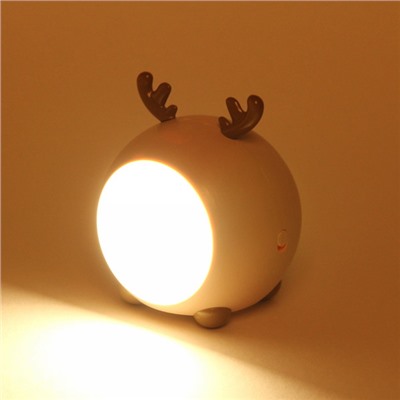 Светильник "Marmalade-Cute deer" LED цвет бежевый