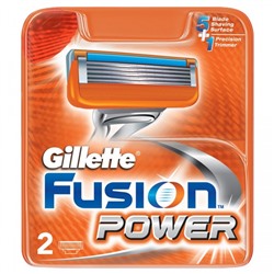 Сменные кассеты Gillette Fusion Power, 2 шт.