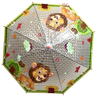 Зонт детский прозрачный с 3D рисунком п/автомат. Арт 276/2
