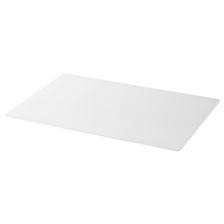 SKVALLRA СКВАЛЛЬРА, Подкладка на стол, белый/прозрачный, 38x58 см
