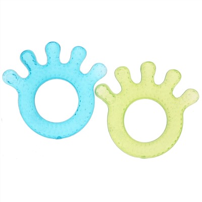 Green Sprouts, Cooling Teether, 3+ Months, Blue, 2 Pack