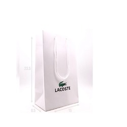 Пакет подарочный Lacoste 23.5*8.5*15 см