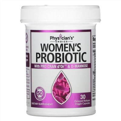 Physician's Choice, Women's Probiotic 50 Billion, 30 Vegetarian Capsules