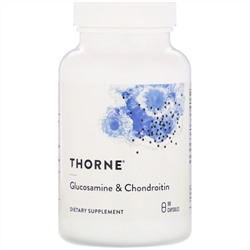 Thorne Research, Глюкозамин и хондроитин, 90 капсул