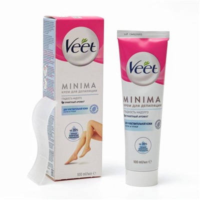 Крем для депиляции Veet Minima для чувствительной кожи, 100 мл