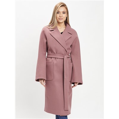 Пальто зимнее розового цвета 41881R