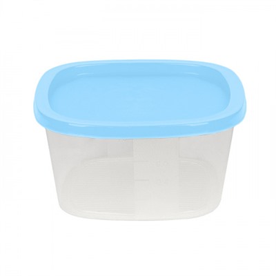 Контейнер пластиковый пищевой для СВЧ и заморозки, цвета микс, 0,5 л