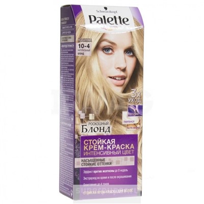 Palette 10-4 натуральный блонд