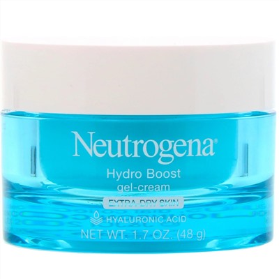 Neutrogena, Hydro Boost, увлажняющий гель-крем, для очень сухой кожи, без отдушки, 48 г (1,7 унции)